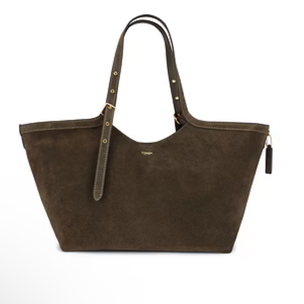 New Coach Gramercy tote. Olive suede